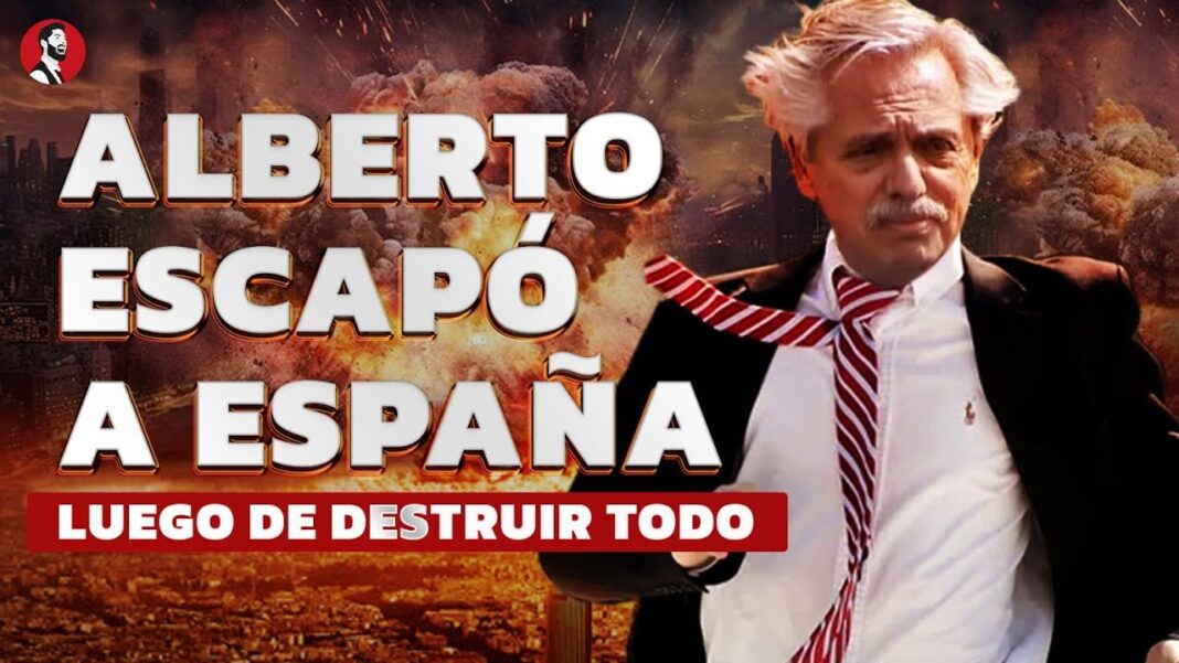 ¡COMO RATA! | Alberto ¡SE ESCAPÓ A ESPAÑA! dejando una de las peores CRISIS