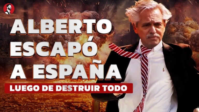 ¡COMO RATA! | Alberto ¡SE ESCAPÓ A ESPAÑA! dejando una de las peores CRISIS