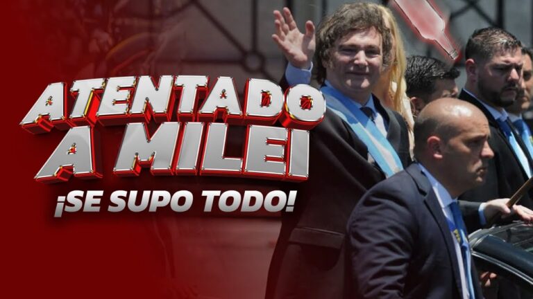 ¡ATENTADO A MILEI! | Agarraron al militante K que intentó lastimar al Presidente
