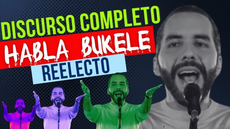 DISCURSO COMPLETO DE BUKELE REELECTO | FUERA DE ORDEN 768 PARTE 1 | LUNES 5.1.2024