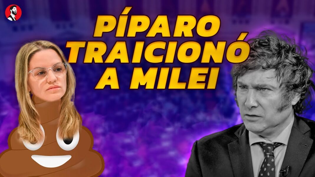PÍPARO TRAICIONÓ A MILEI y votó contra la Ley de Bases
