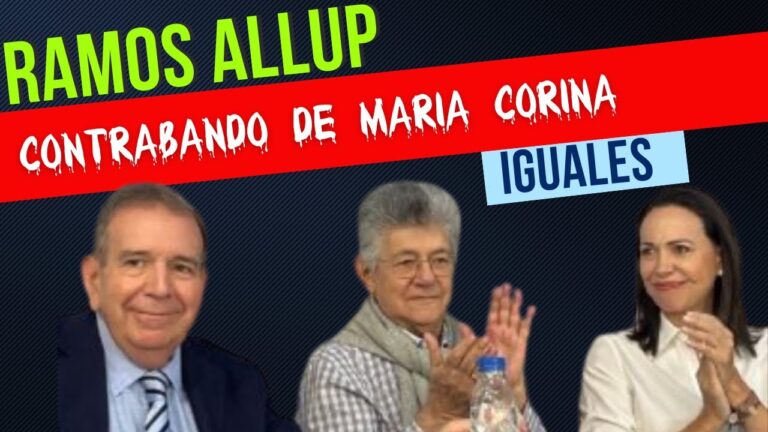 RAMOS ALLUP EL CONTRABANDO DE MARÍA CORINA  | FUERA DE ORDEN 869 | LUNES 27.5.2024