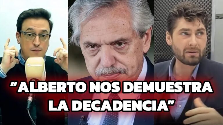 Alberto y otros políticos demuestran que Argentina está TAPADA EN CACA socialmente