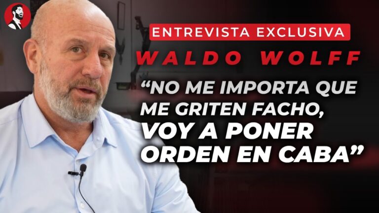 «Que me digan FACHO, no me importa. Vamos a poner ORDEN en Caba» | Picante entrevista con Wolff